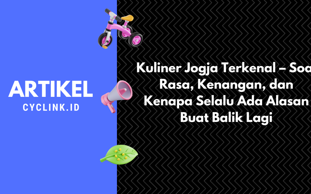 kuliner jogja terkenal