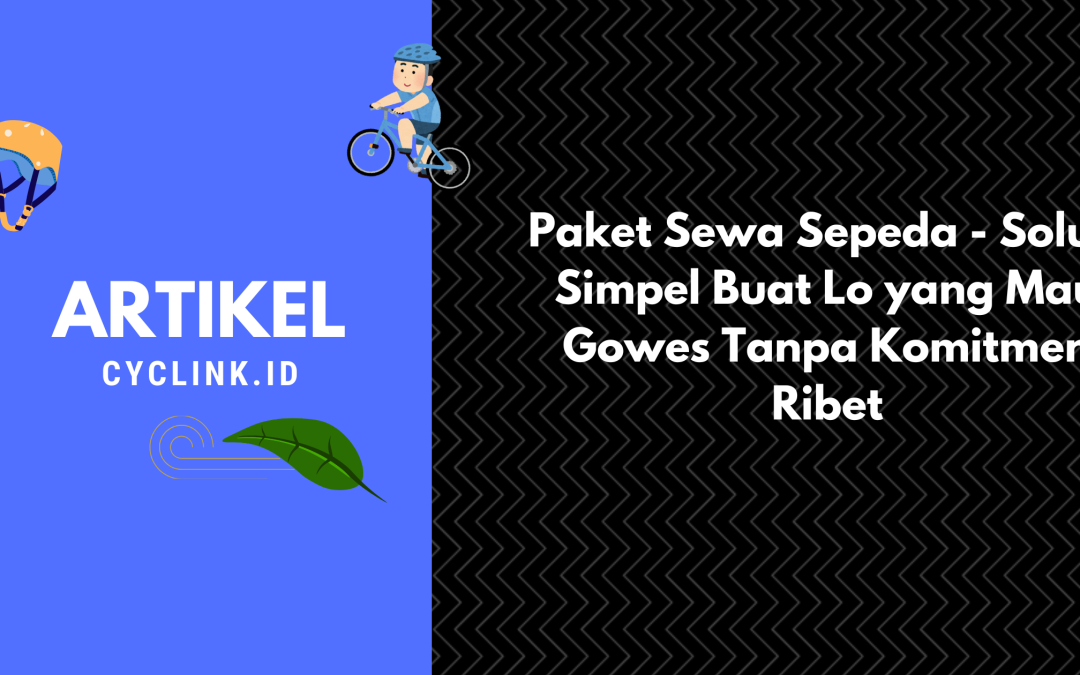 paket sewa sepeda